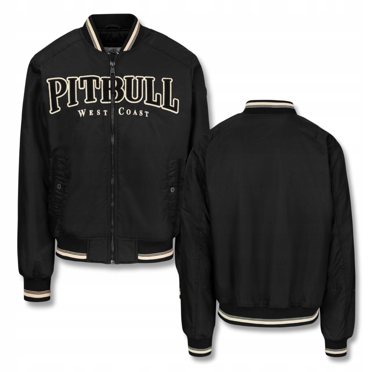 Pánská přechodová baseballová bunda Pitbull collage bomber Detroit