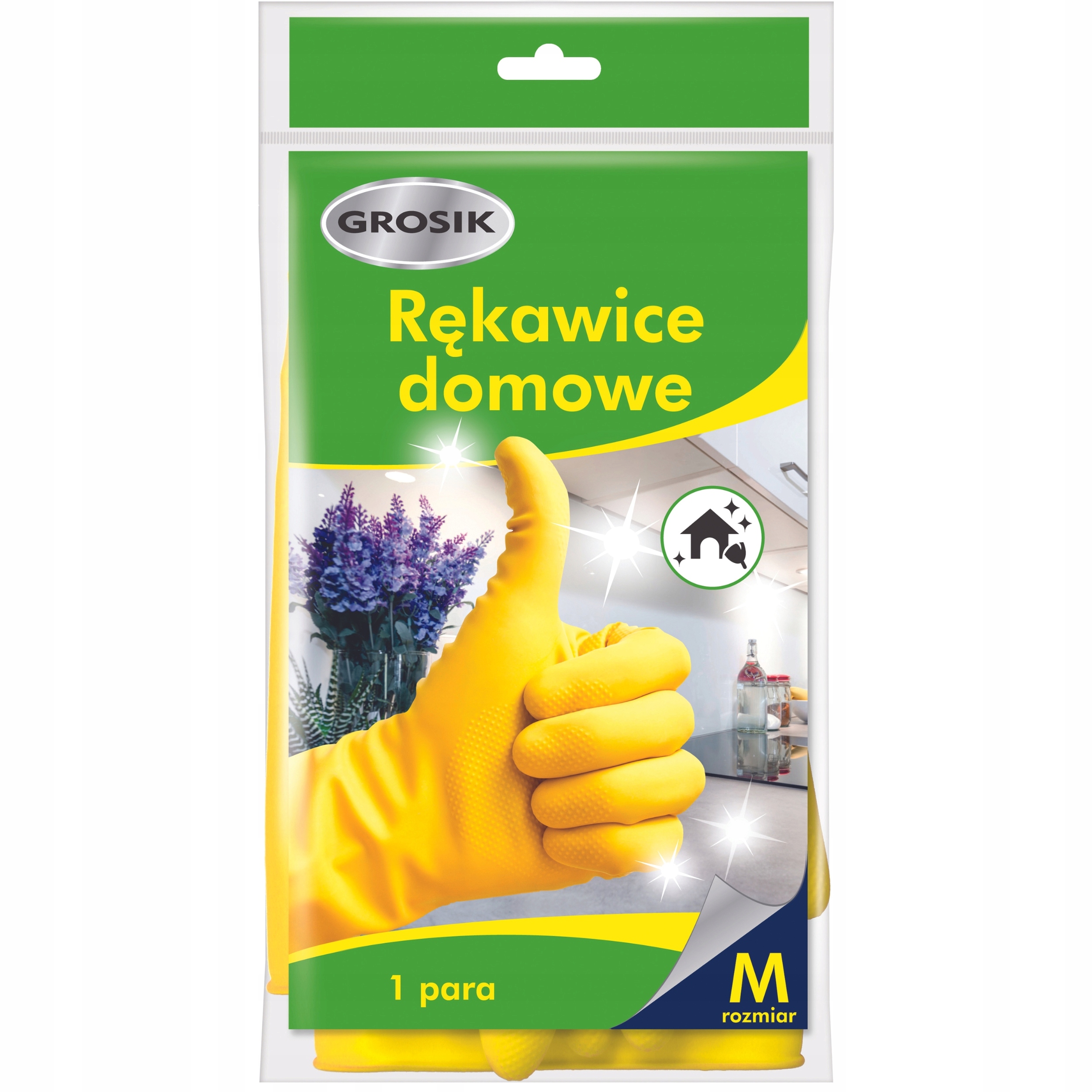 

Rękawice Domowe Gumowe Gospodarcze Rozm M Grosik