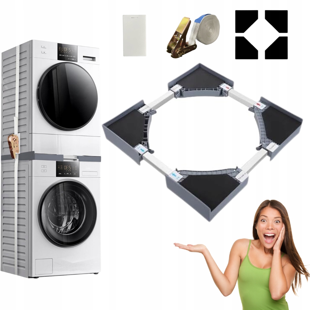 Łącznik pralki z suszarką Sevico regulowany rozmiar (49-72 cm)