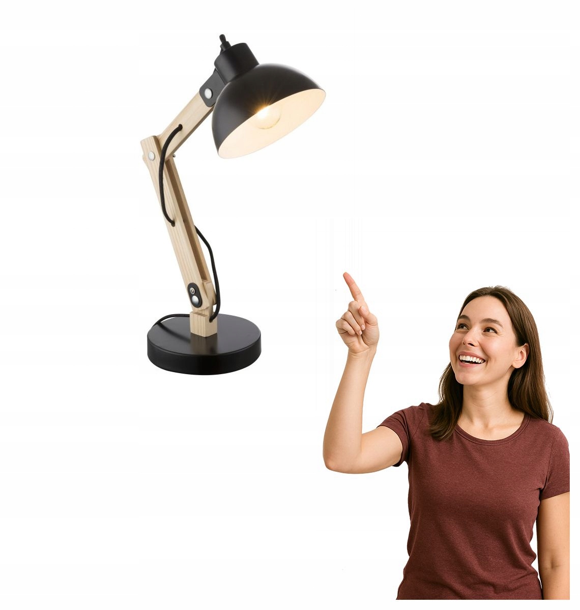 Stolní lampa na výložníku Tongariro 21504 Globo