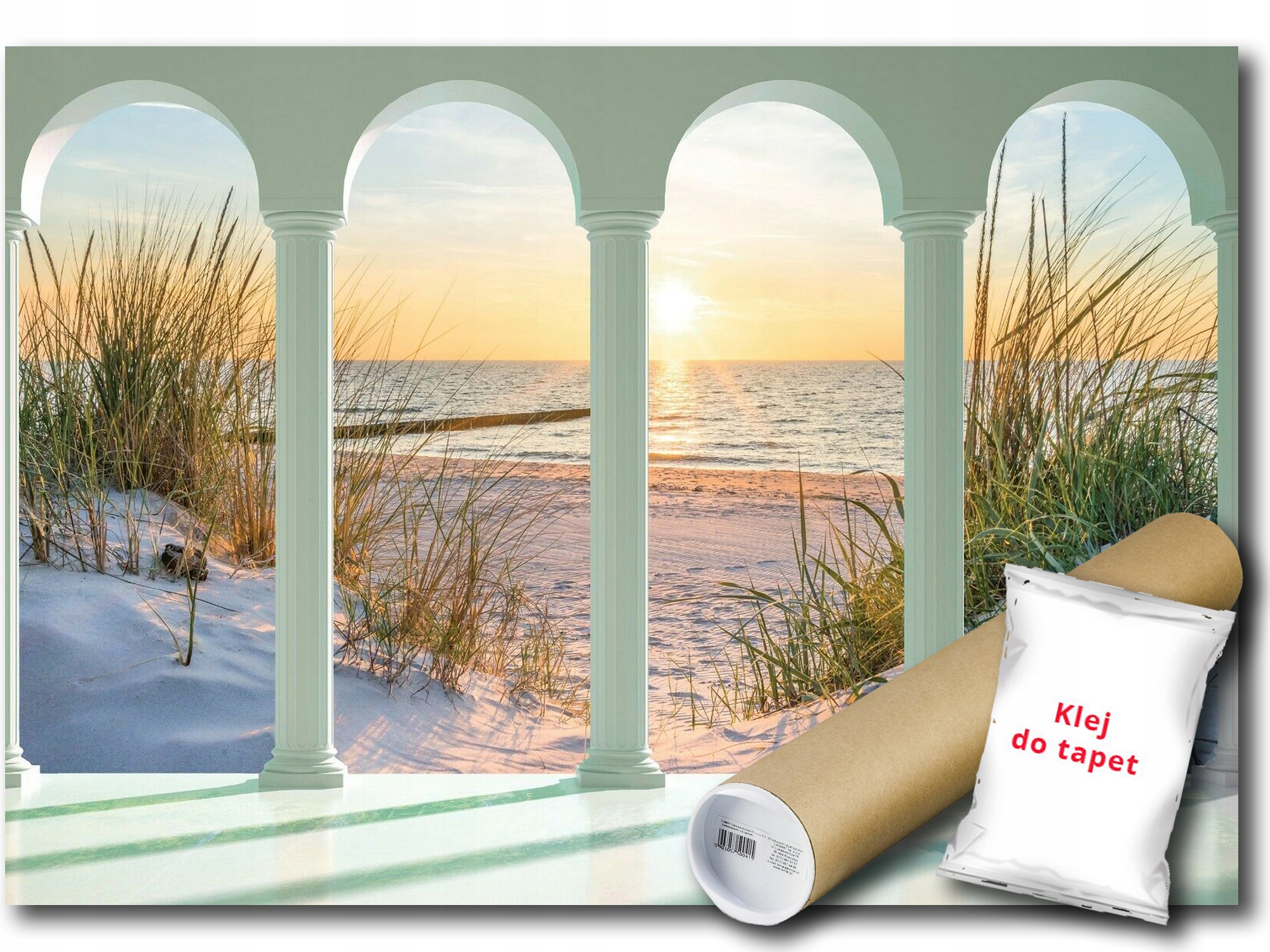 Fototapeta Vinylová Pláž Terasa Pohľad 312x219