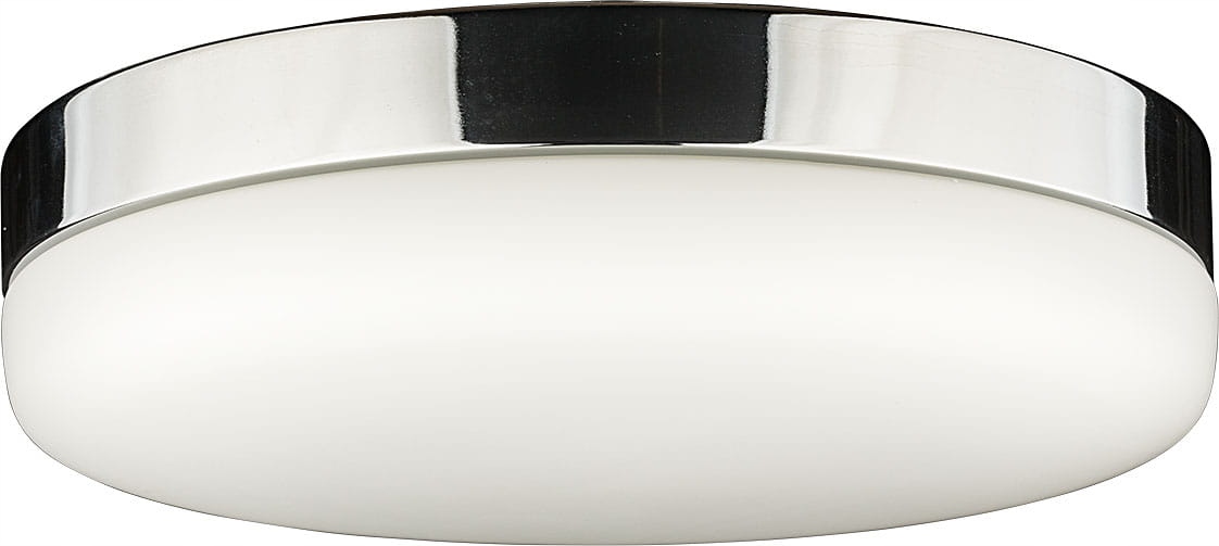 Plafon Kasai Chrome do korytarza szklany klosz gwint 2xE27 9490 Nowodvorski