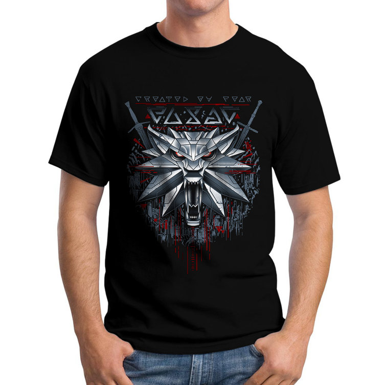 

Koszulka Męska Witcher Wiedźmin Geralt Gracz 2XL