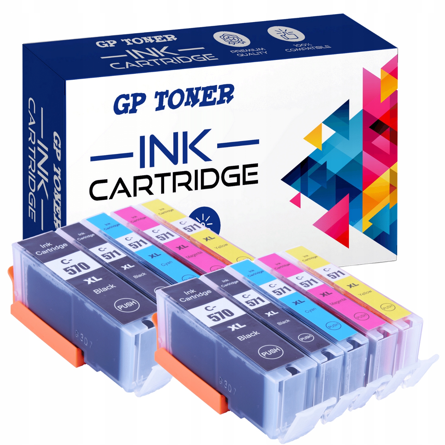 

10x PGI570XL CLI571XL MG5750 MG6850 MG7750 TS5050