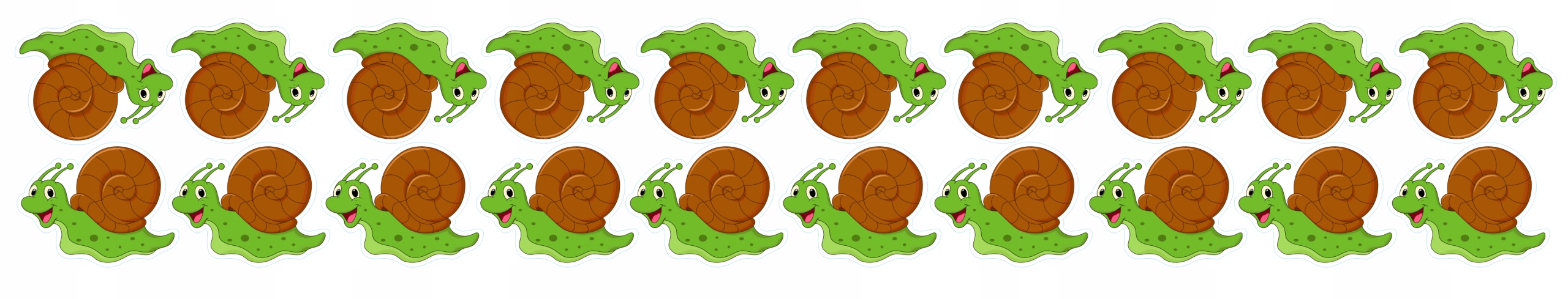 Magnesy na lodówkę dla dzieci WESOŁE ŚLIMAKI