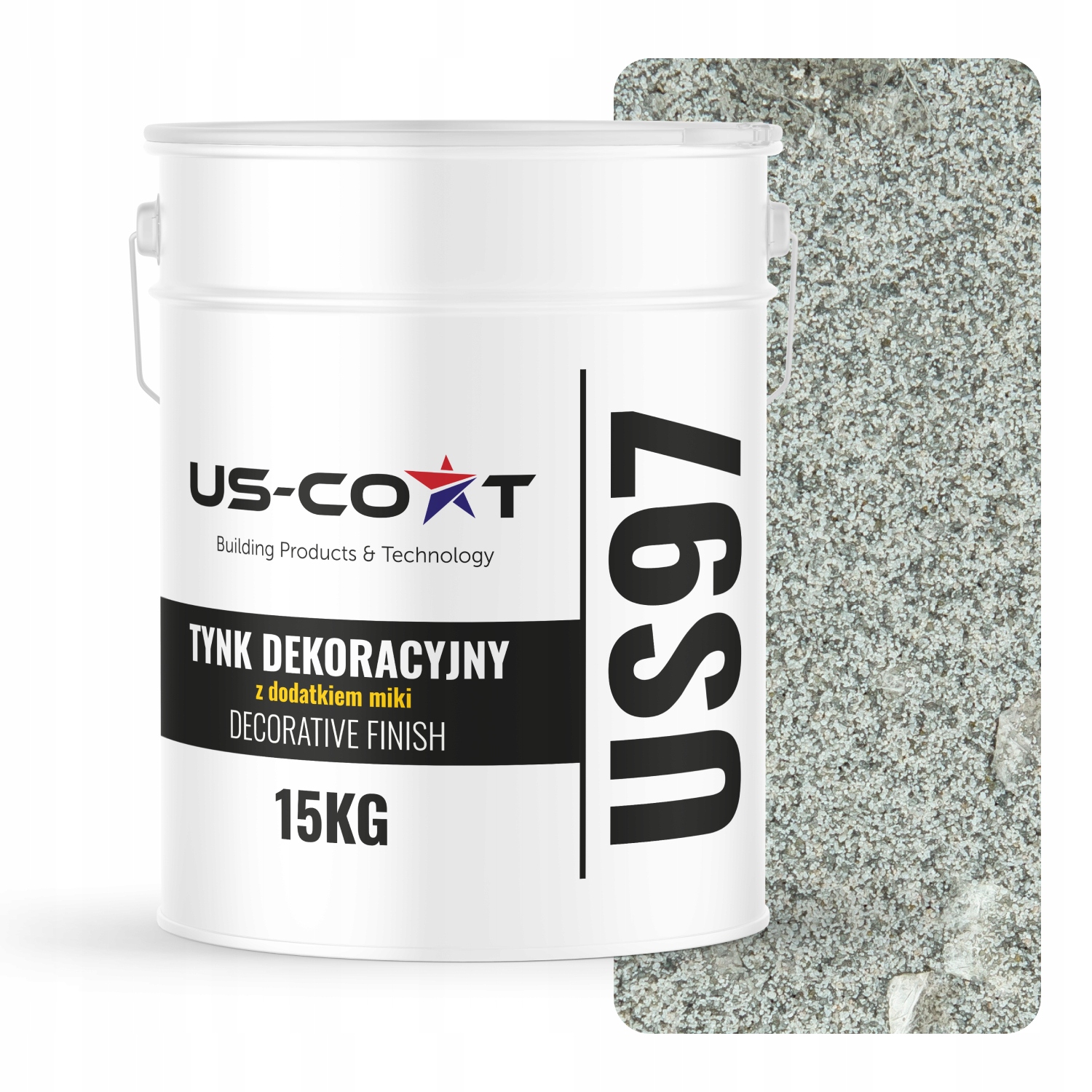 Dekoračná Omietka Šedá S Perlovou Mikou Miková D903 15 kg Premium