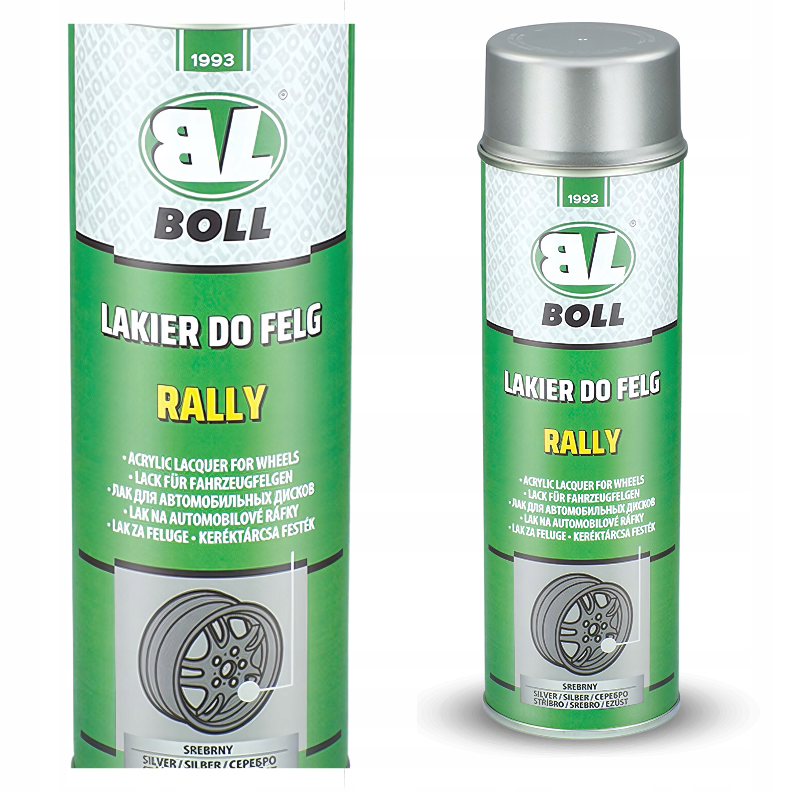 Boll - lak na disky / ráfiky, strieborná farba, 500ml