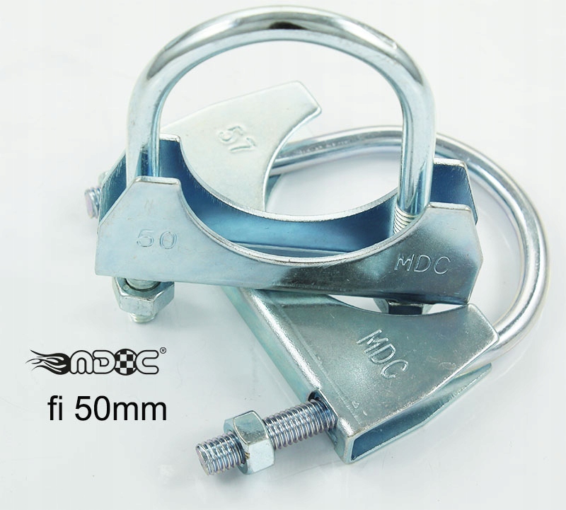 MDC obejma opaska U na rurę wydechową TŁUMIK 50mm Producent części MDC