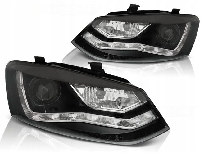 ФАРЫ РЕФЛЕКТОРЫ VW POLOr 09-14r BLACK LED