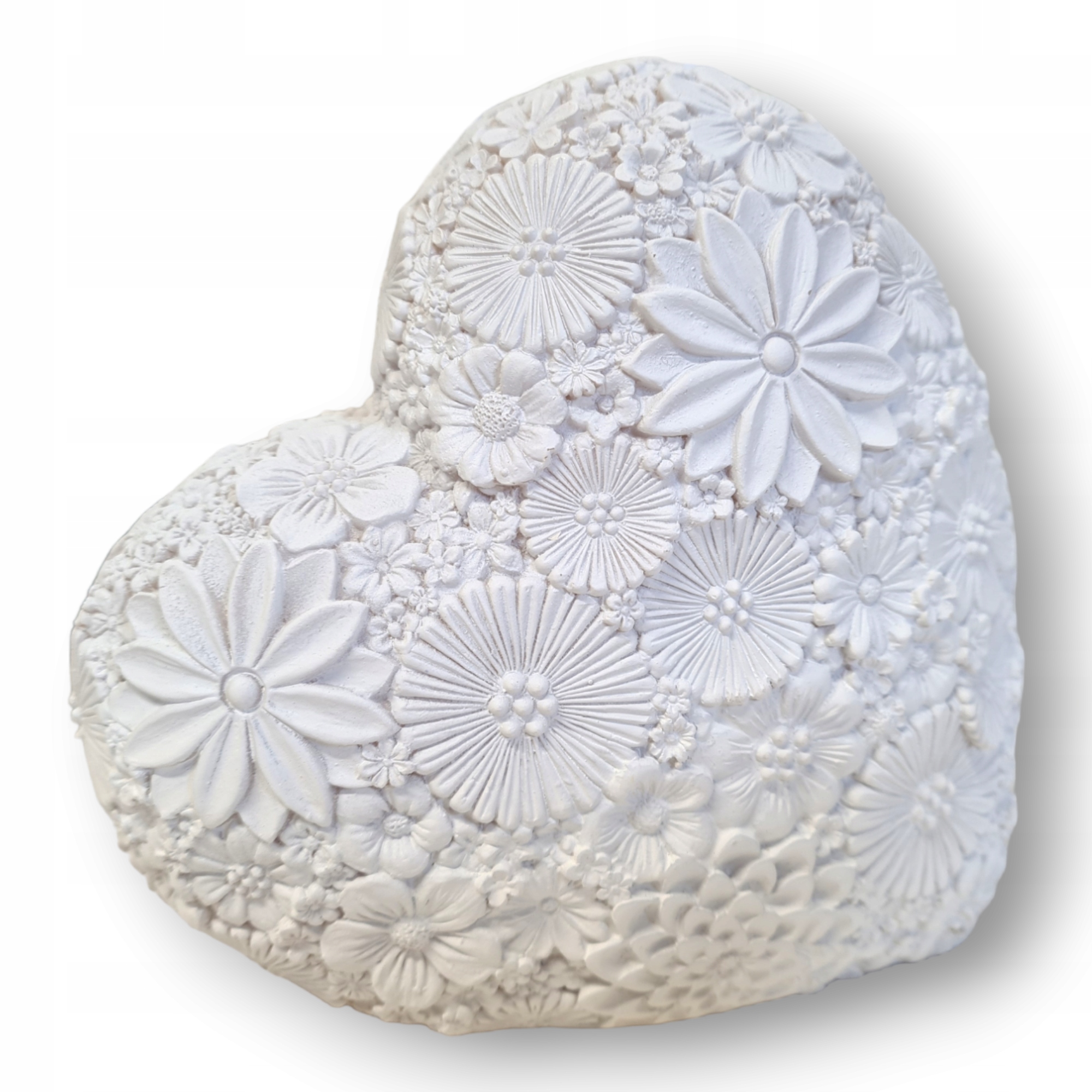 

Dekoracja Serce ażurowe koronka 14 cm