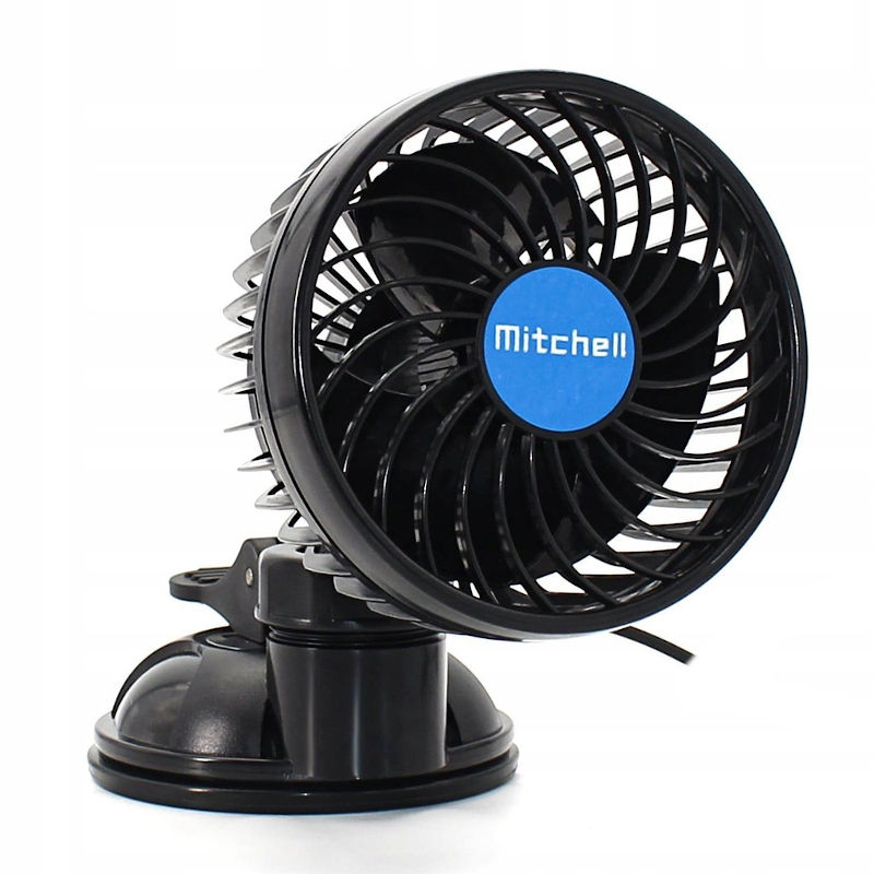 Wentylator samochodowy 12V wiatrak 4,5" 12cm