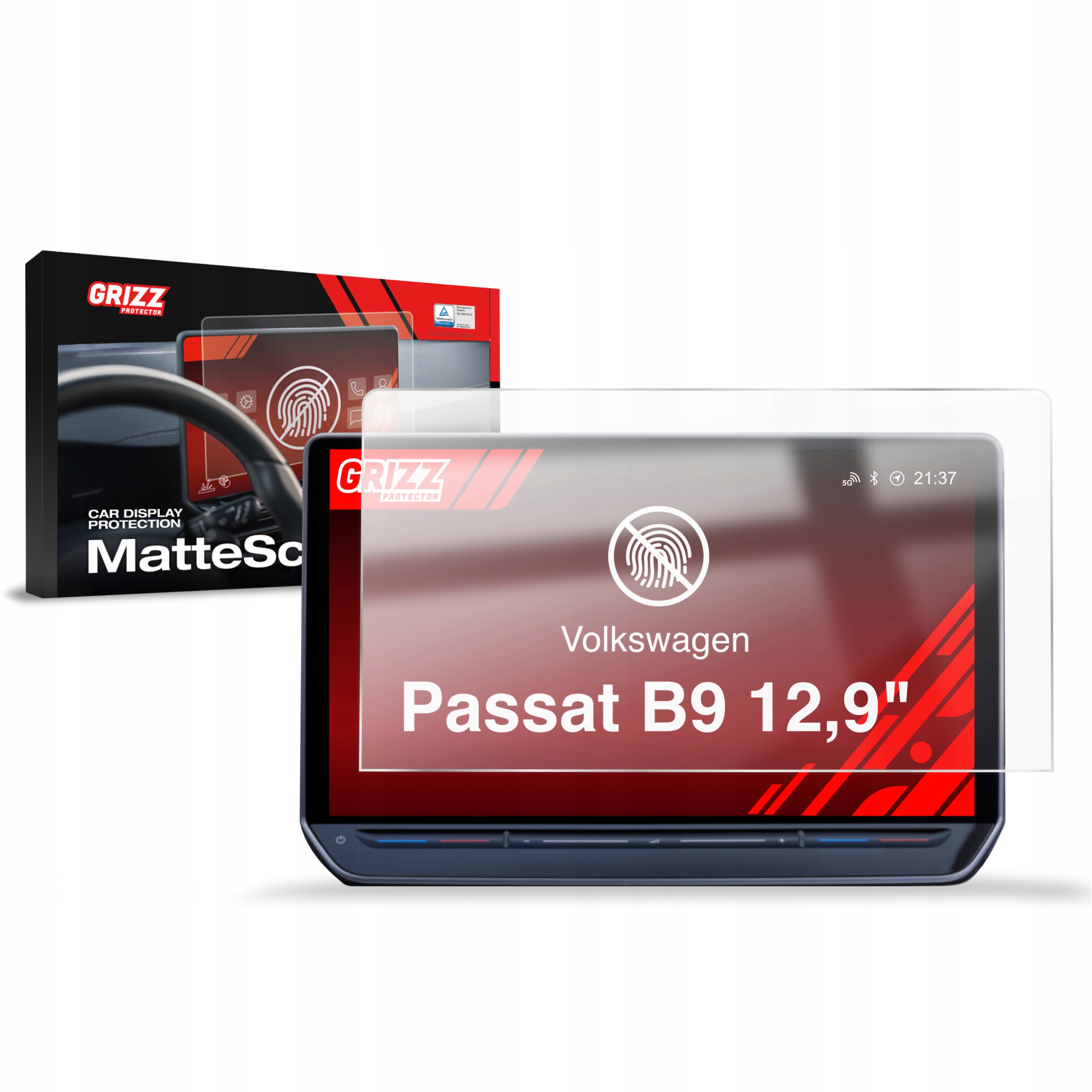 Folia Antyodciskowa do Volkswagen Vw Passat B9 12,9" (2024-2025)