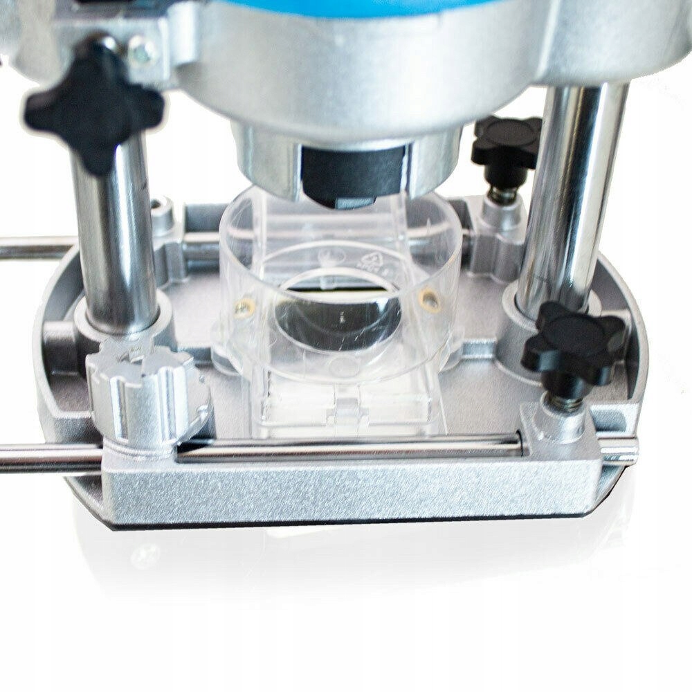 Frezarka do krawędzi 1200W 12 głowic w walizce górnowrzecionowe komplet Zasilanie sieciowe