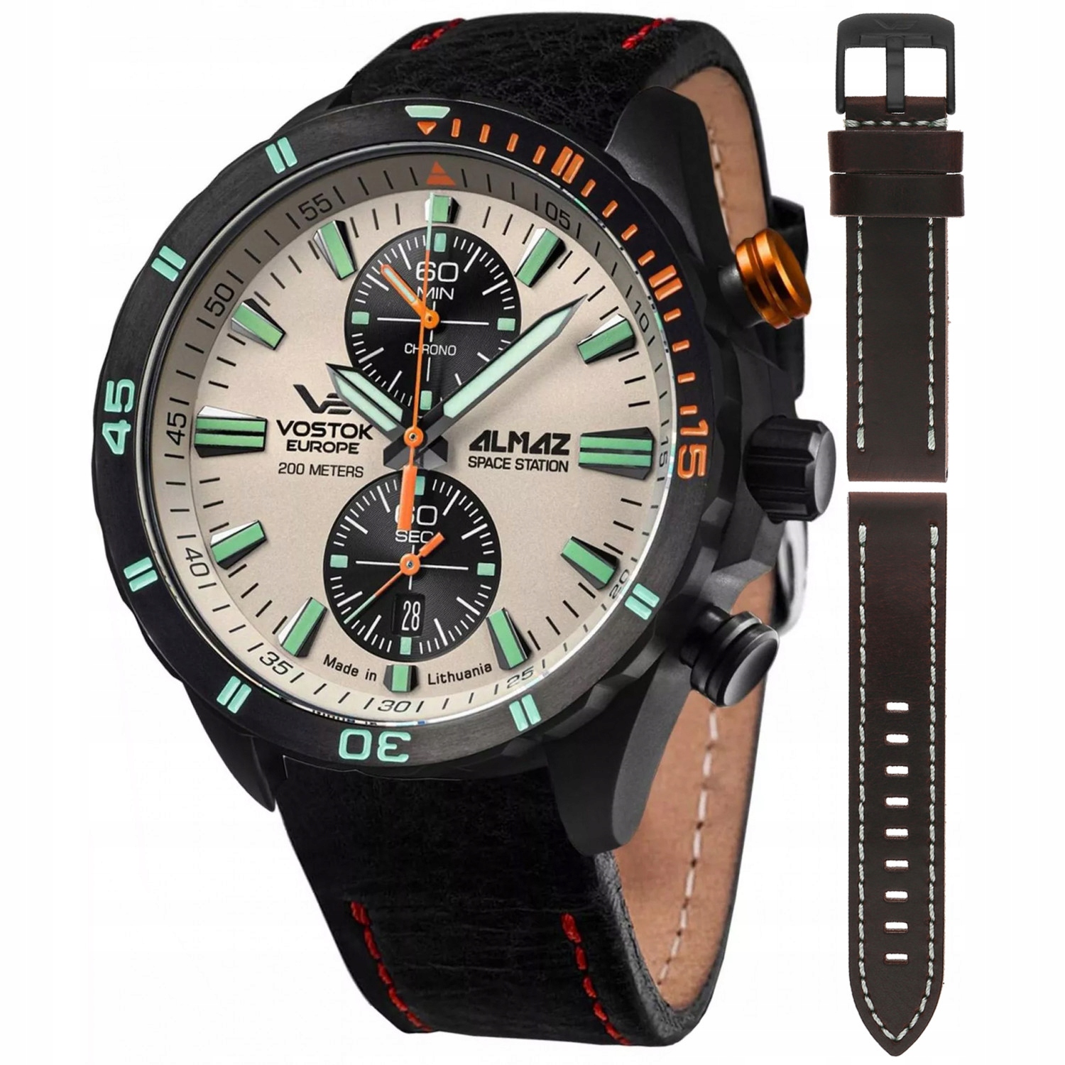 Pánské Hodinky Vostok Europe 6S11-320C677LB černé