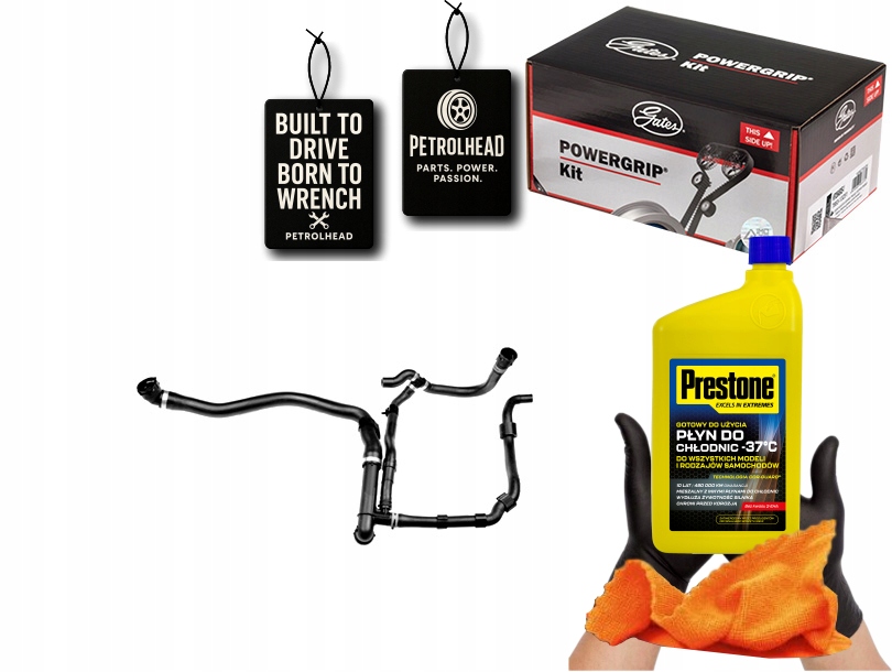 Gumový Kabel Chladicího Systému Dolů Audi A3 Q2 Seat #Petrolhead Pro+ Kit5