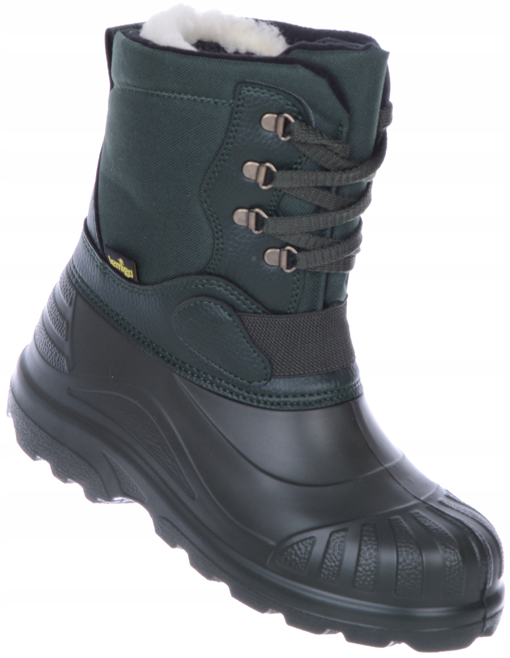 Sněhule Holínky Zateplené Šněrovací Tramp 909 Pěnové Lehké Zelené 42