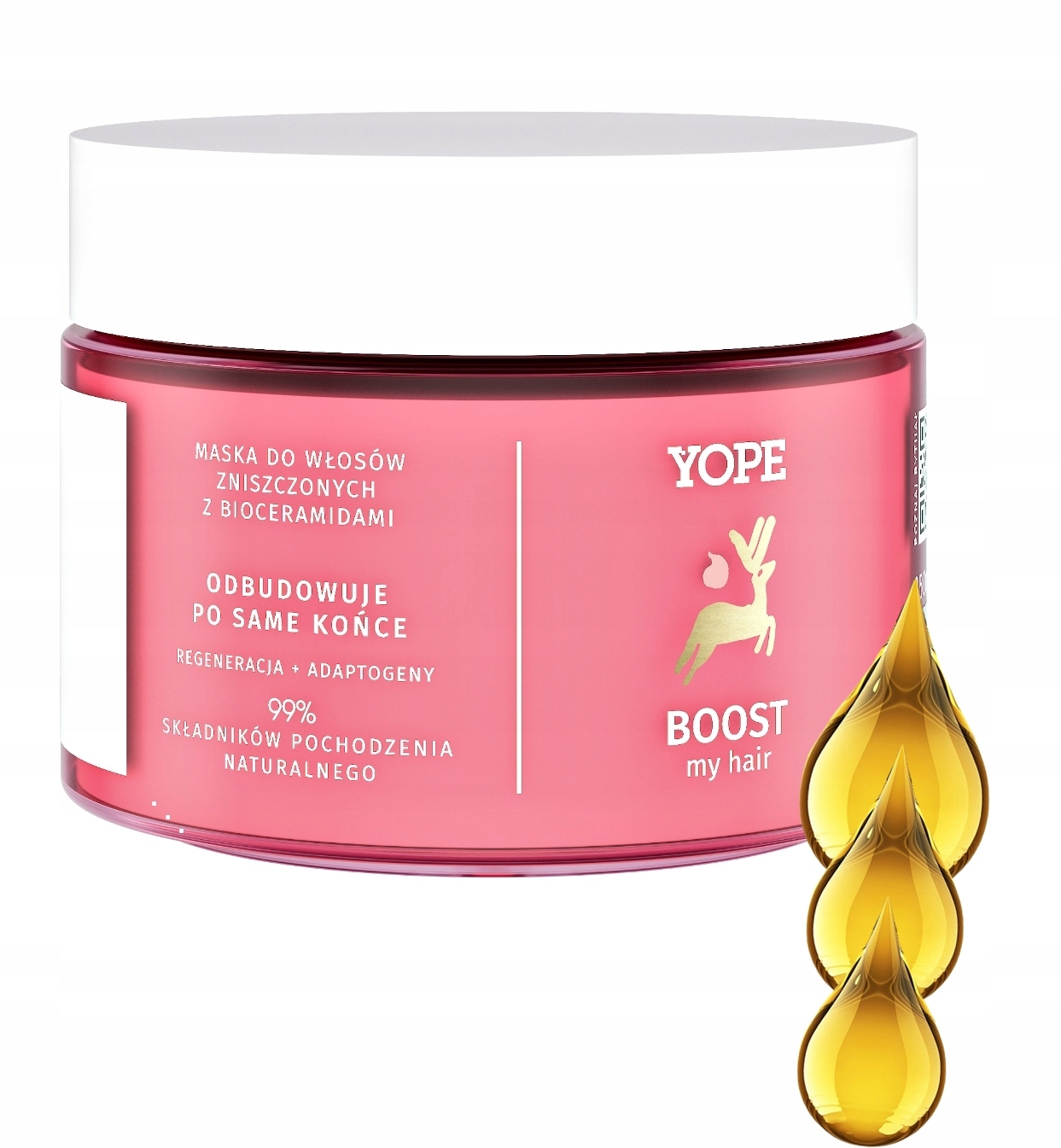 YOPE BOOST MASKA DO WŁOSÓW ZNISZCZONYCH 250ml