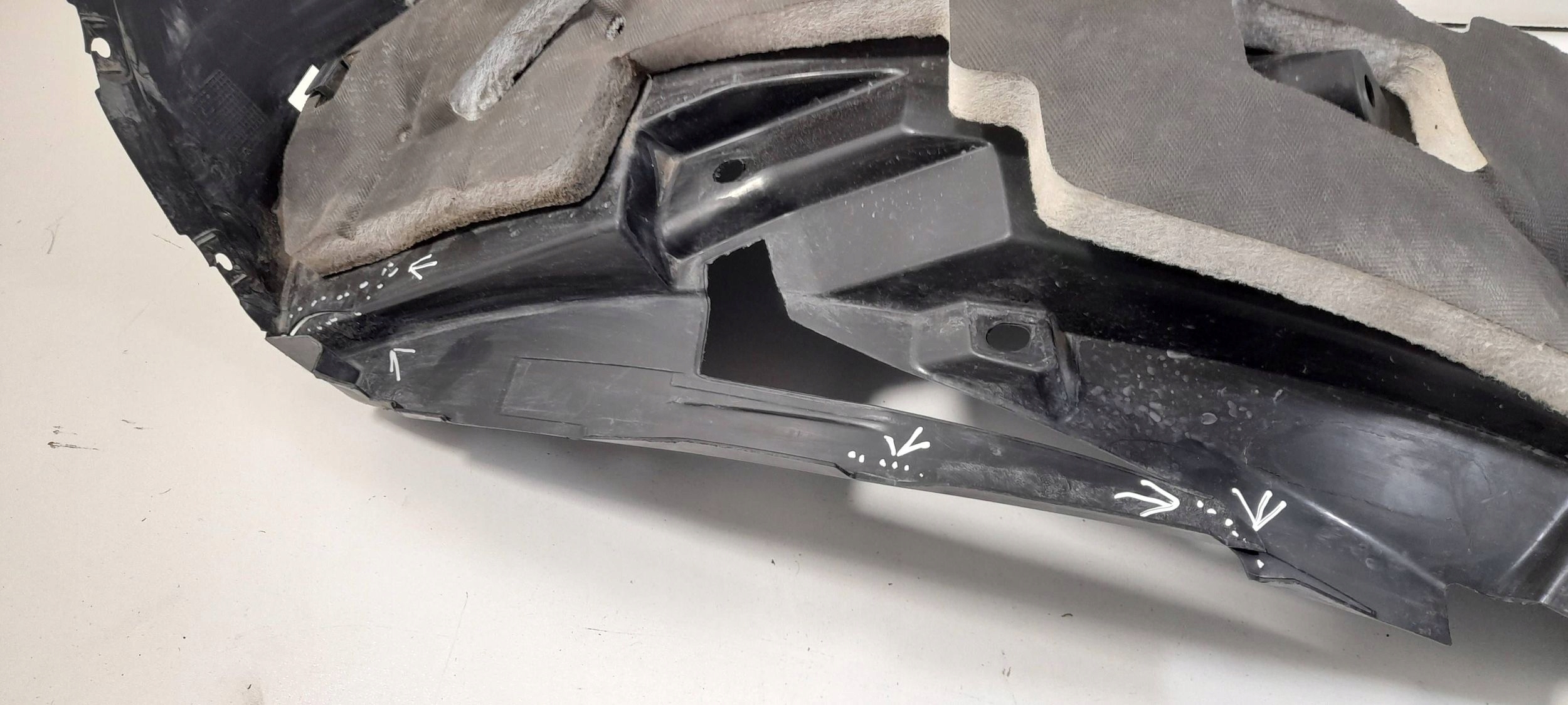 Nissan Qashqai J12 mudguard front left 638416UA0B (T129)