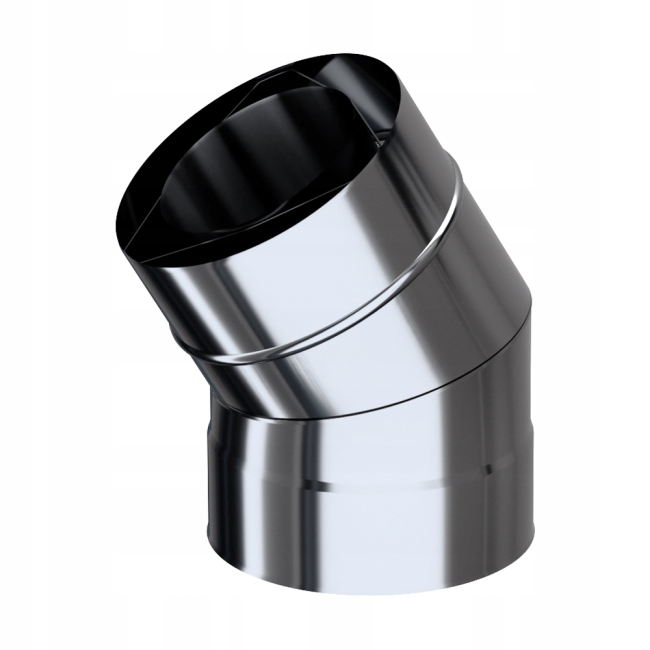 Koleno fi 180 30 stupňov pre dvojstenné komíny