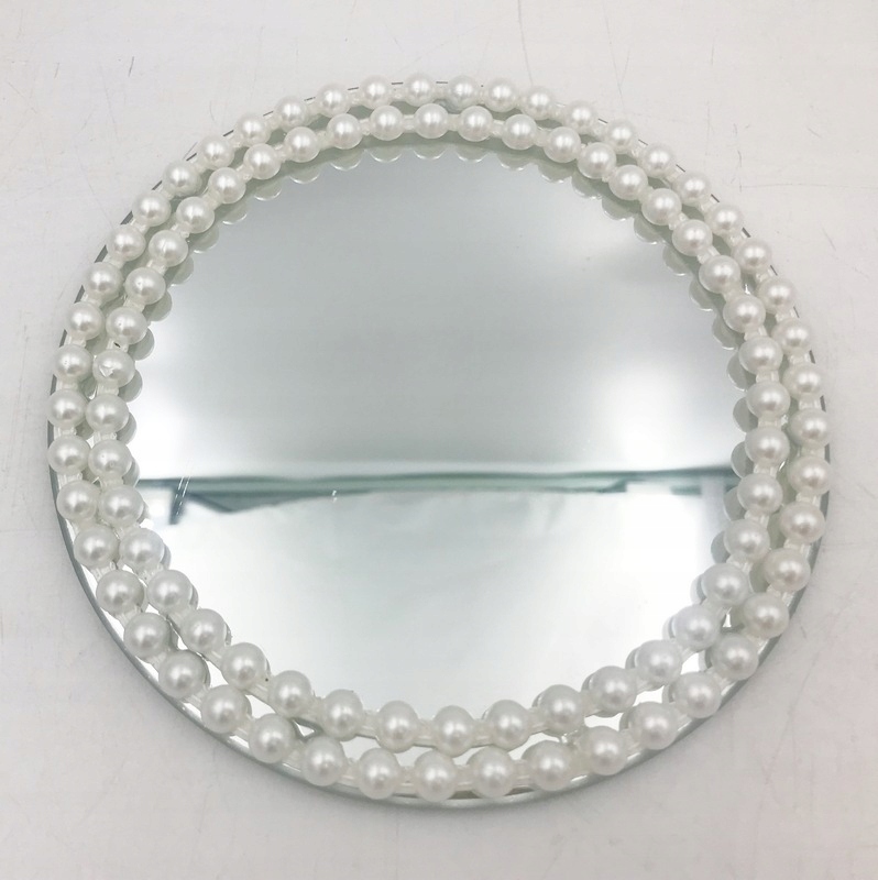MARGOT PEARL podstawka  lusterko  śr:15 x h1cm — 6