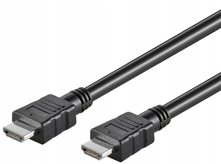 Kabel Hdmi 1.4 1080p Arc Cec Goobay czarny 0.5m