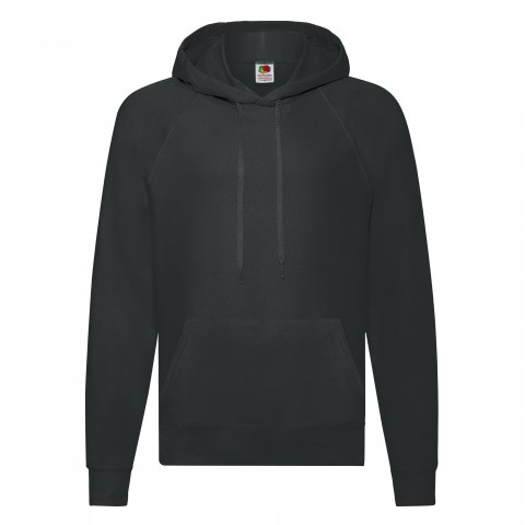 

Bluza męska Lightweight kaptur FruitLoom Czarny L