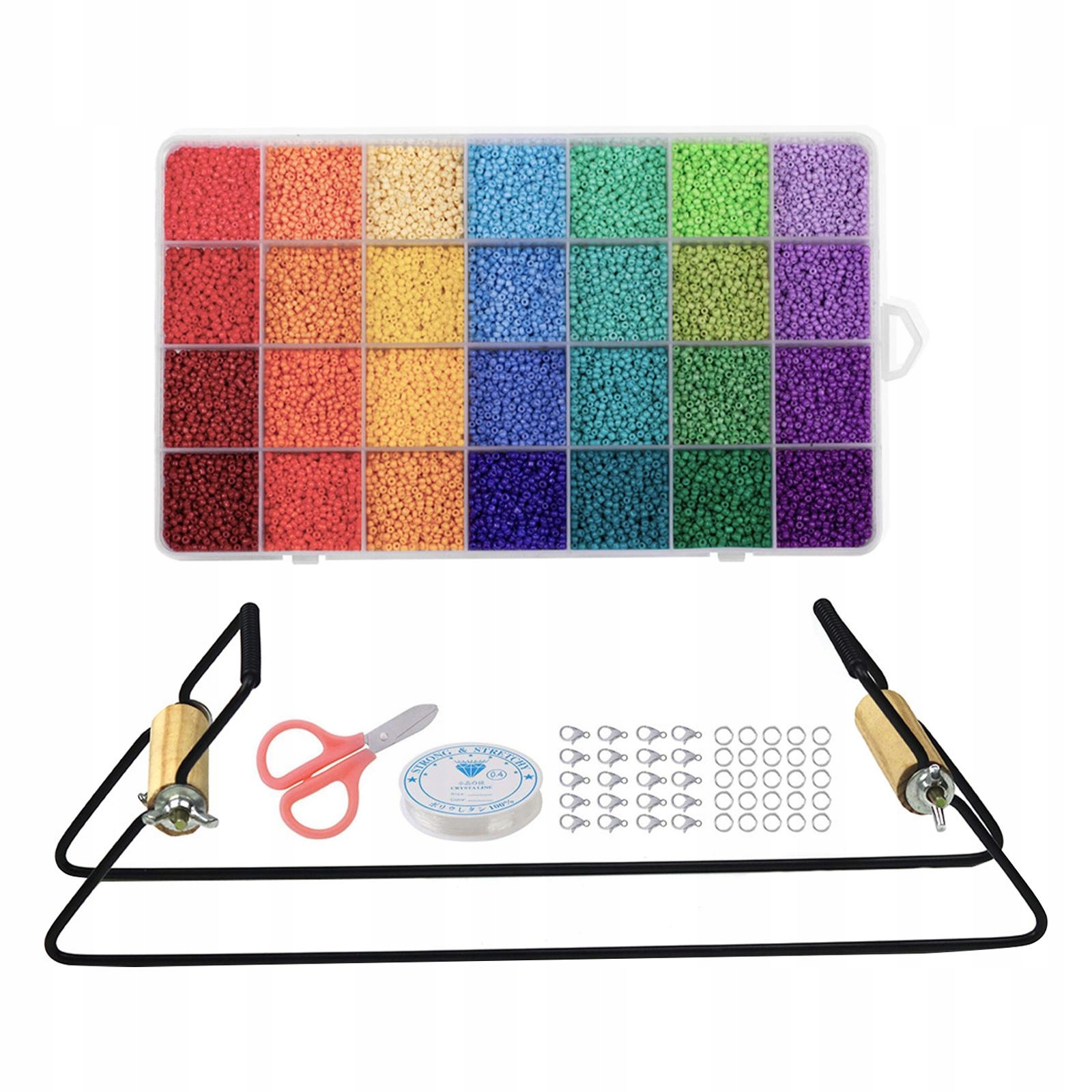 Bead Loom Thread Open Jump Rings 28 kolorów 14127171198 Allegro.pl