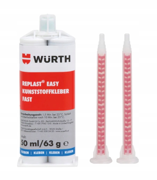

Wurth Klej do tworzyw sztucznych Replast Easy Fast