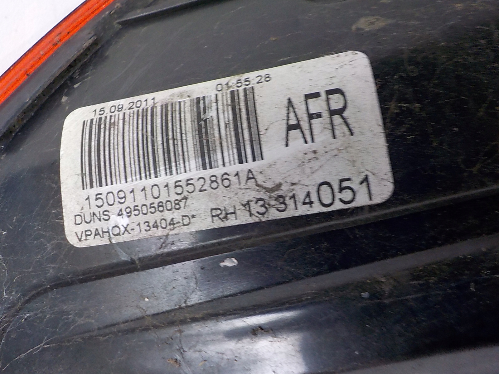 OPEL ASTRA J IV KOMBI light right rear part rear