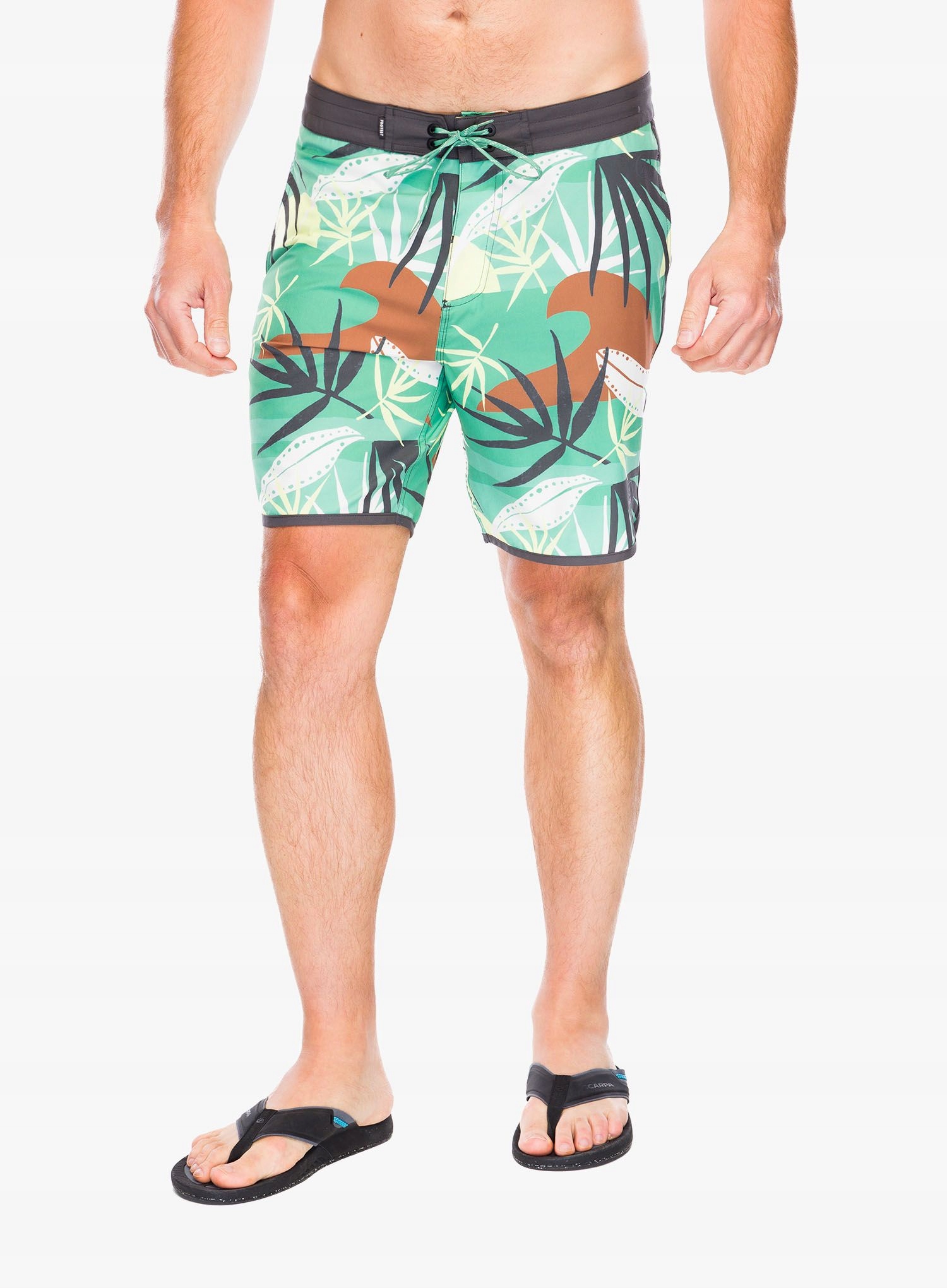 Plážové kraťasy Kraťasy Prtaddo Protest zelené L