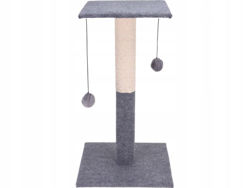 Levně Škrabadlo pro kočky, 60 cm, šedá barva