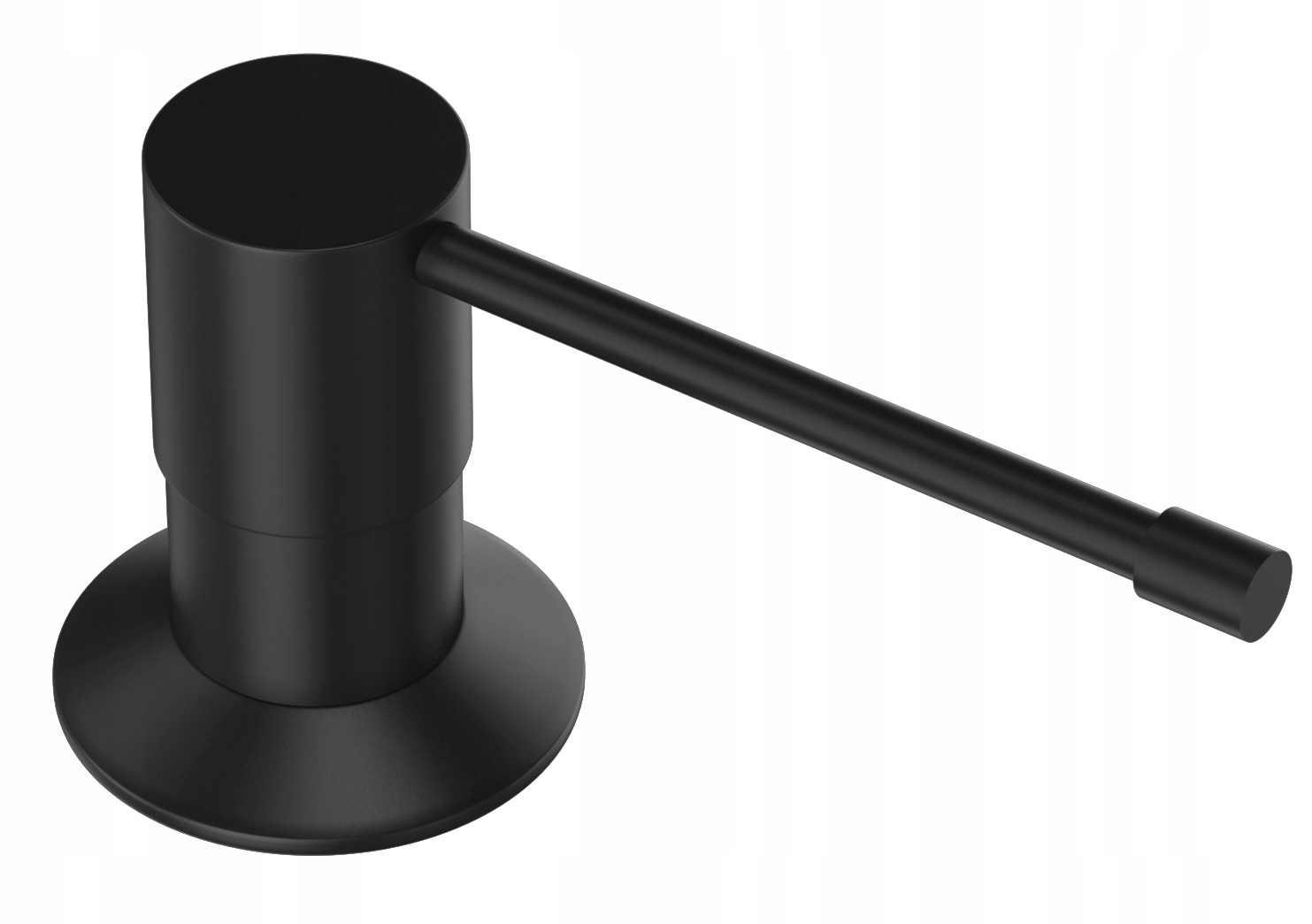 DOZOWNIK DO PŁYNU do naczyń mydła DO KUCHNI ZLEWOZMYWAKA granit CZARNY