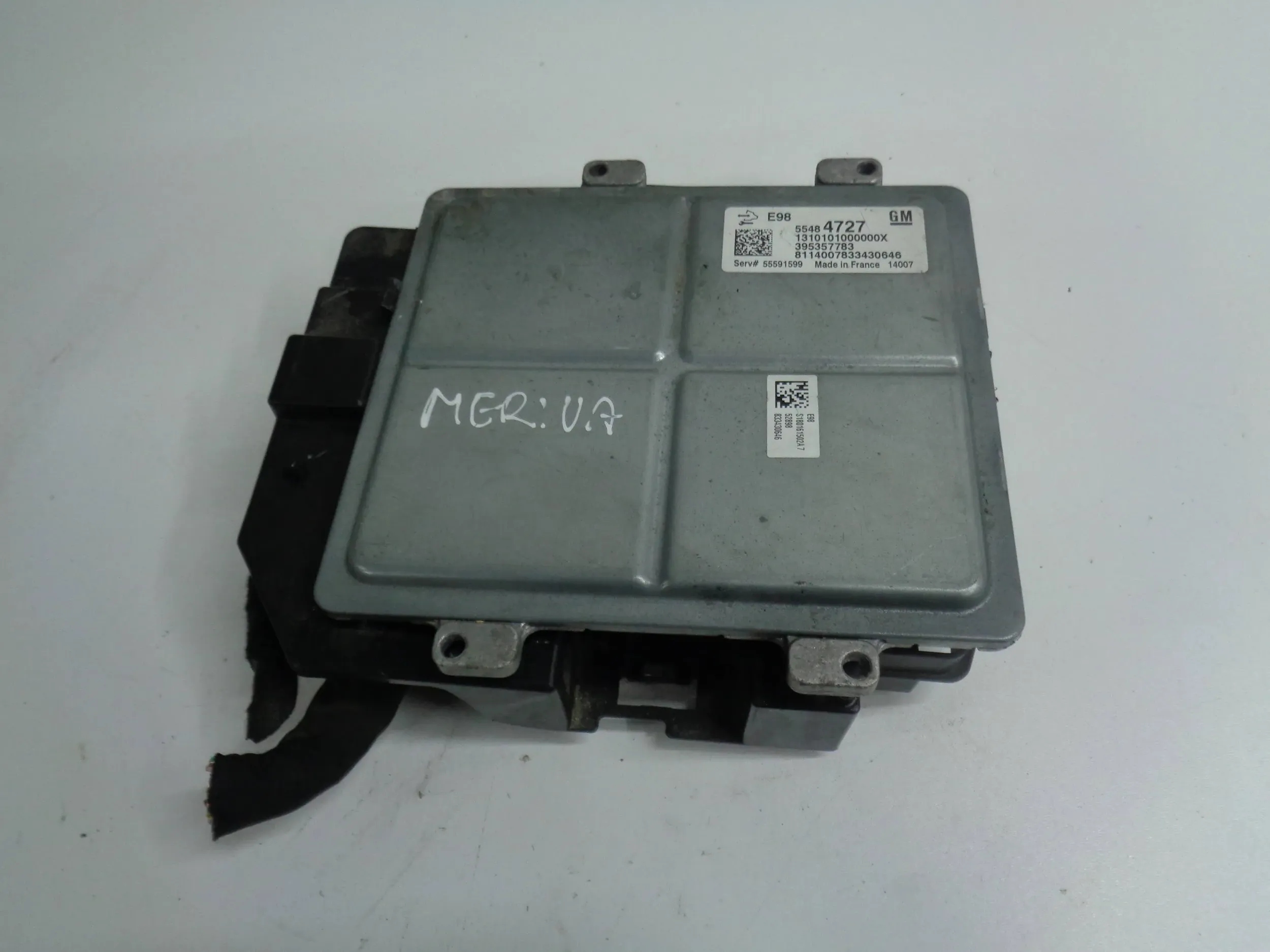 OPEL MERIVA B ASTRA J 1.6 CDTI COMPUTER CONTROL UNIT OF THE ENGINE 55591599