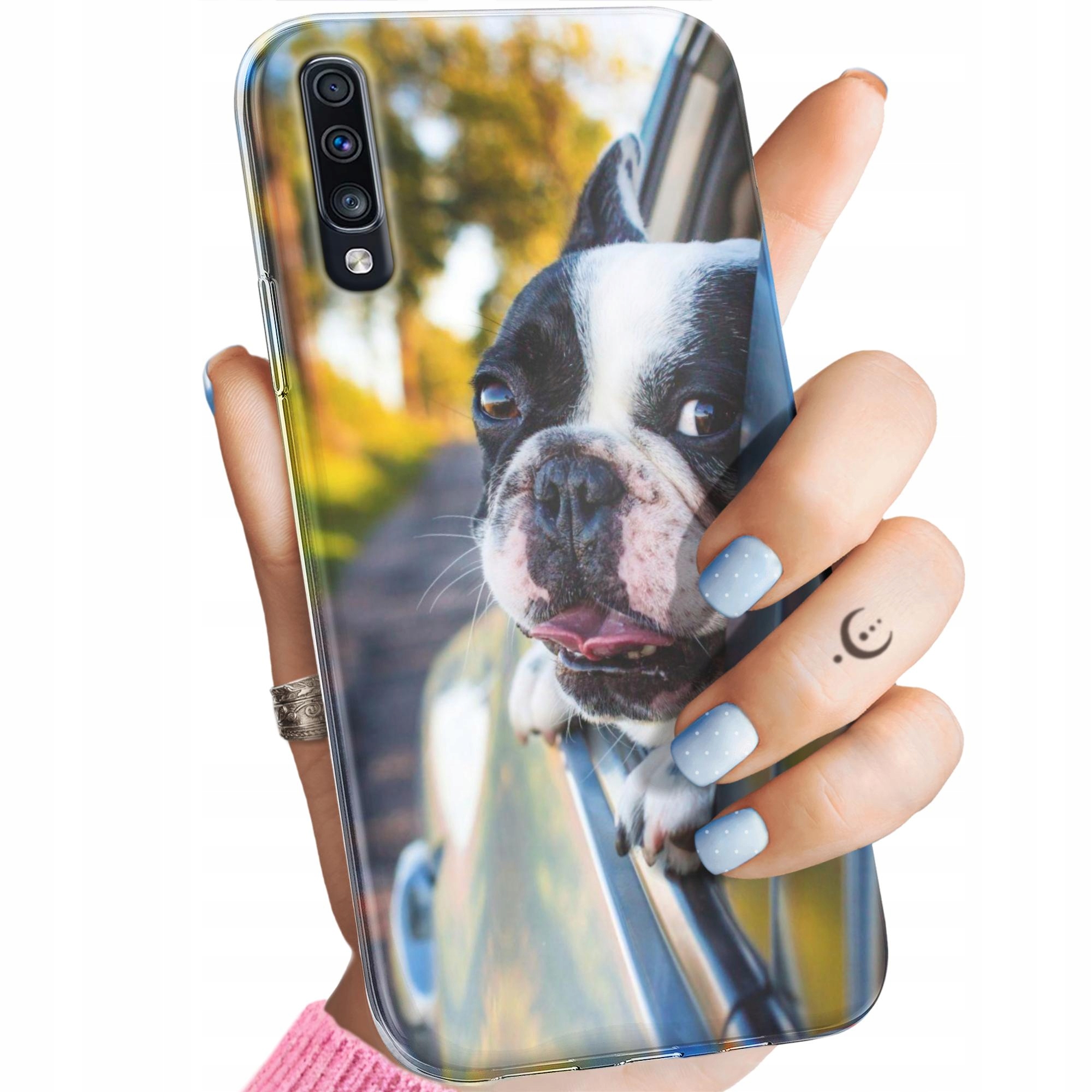 Etui Do Samsung Galaxy A70 A70S Mops Buldog Francuski Angielski