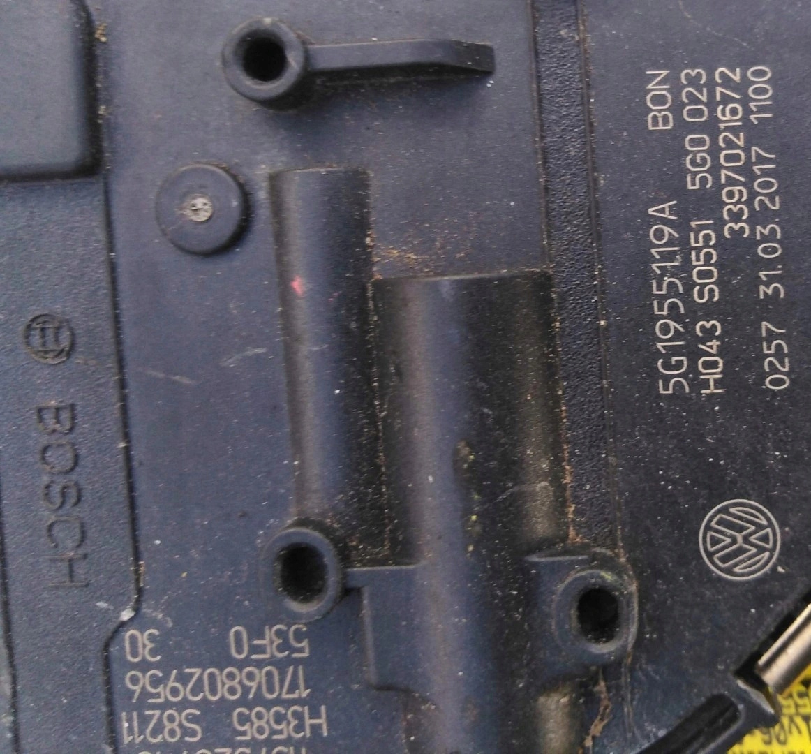 wiper mechanism front VW GOLF VII 5G1955023C