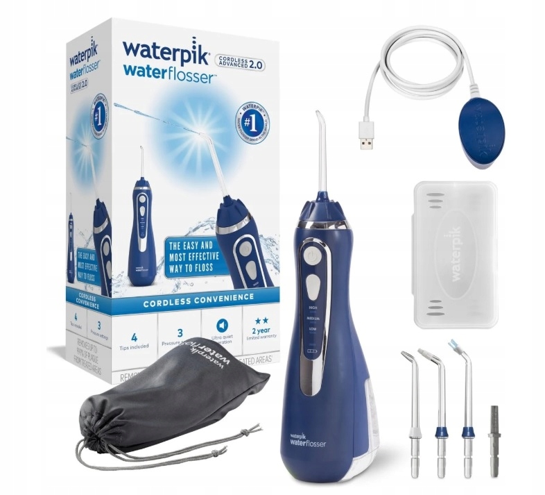 Bezprzewodowy irygator Waterpik Cordless Advanced WP-583