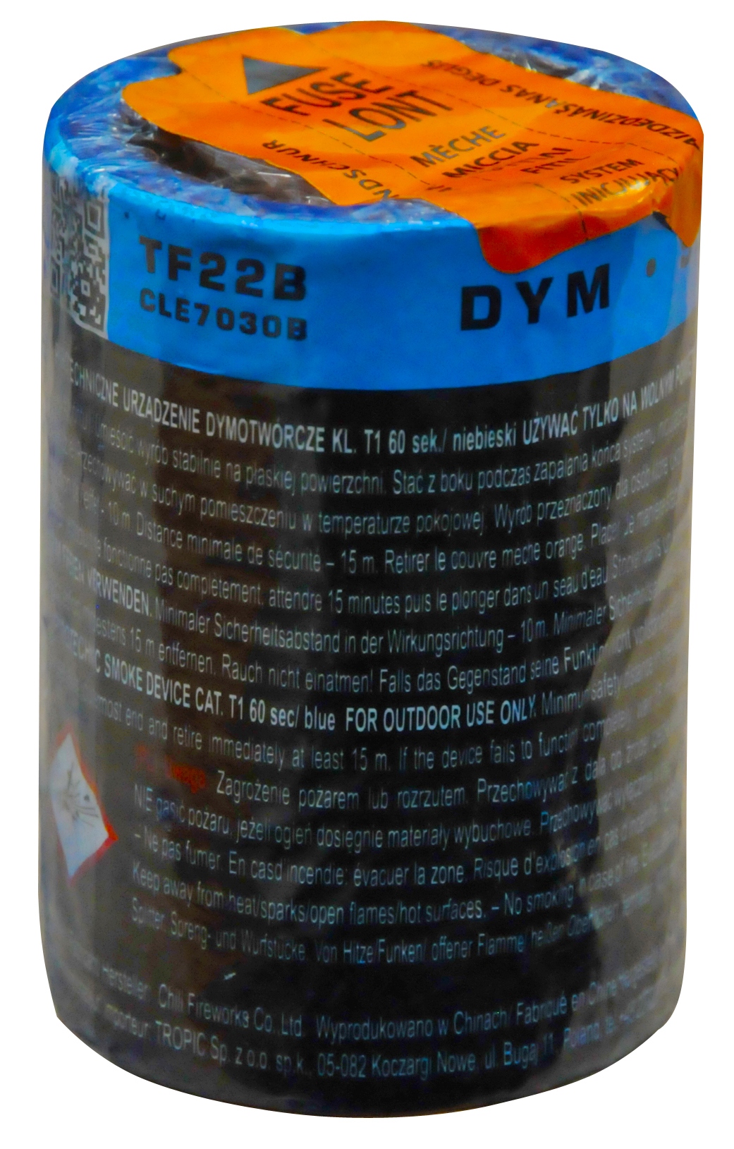 

Generator niebieskiego dymu TF22B Tropic 1 sztuka