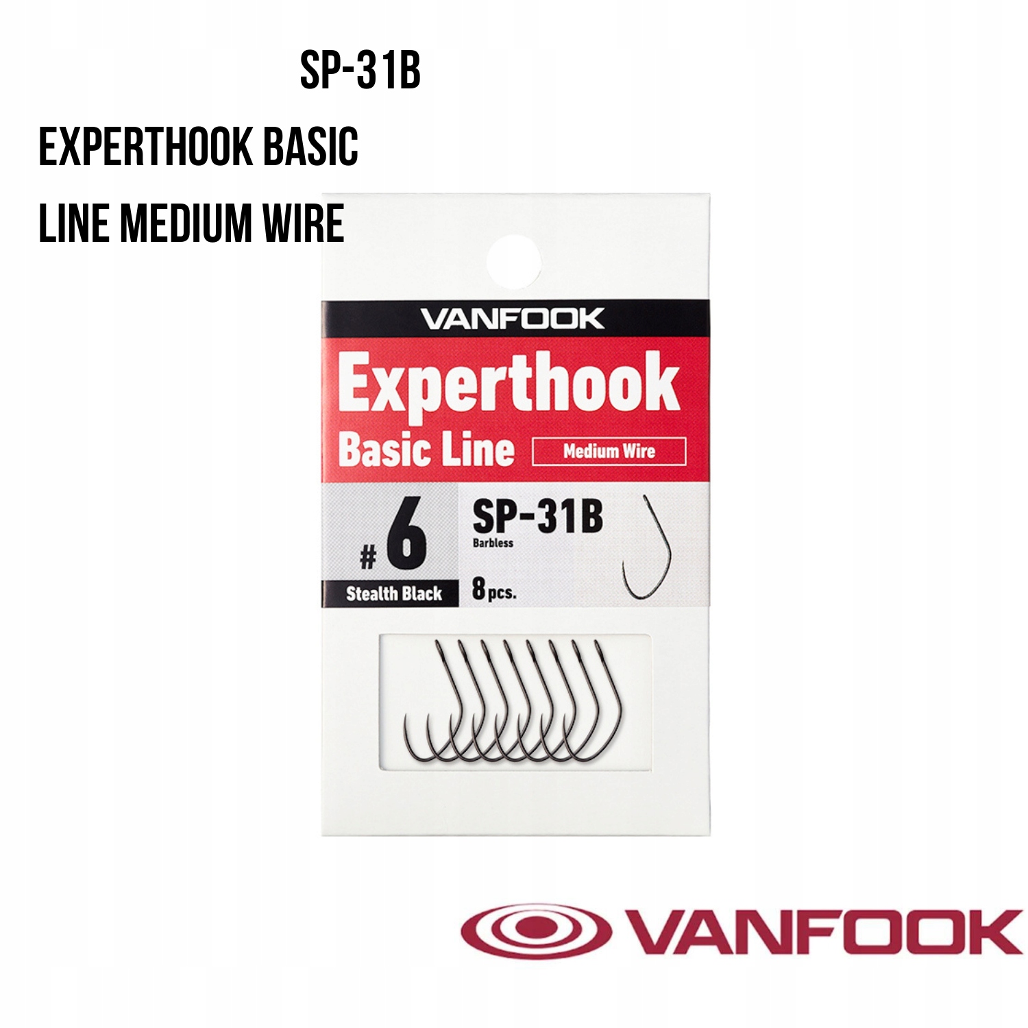 Haczyk Vanfook SP-31B Experthook Basic Line (Medium Wire) #7 (8 szt.)