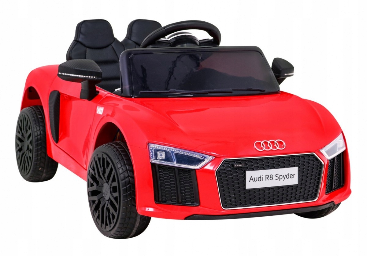 Audi R8 Spyder Auto Dla Dzieci na akumulator Pilot+ panel Audio rejestracja