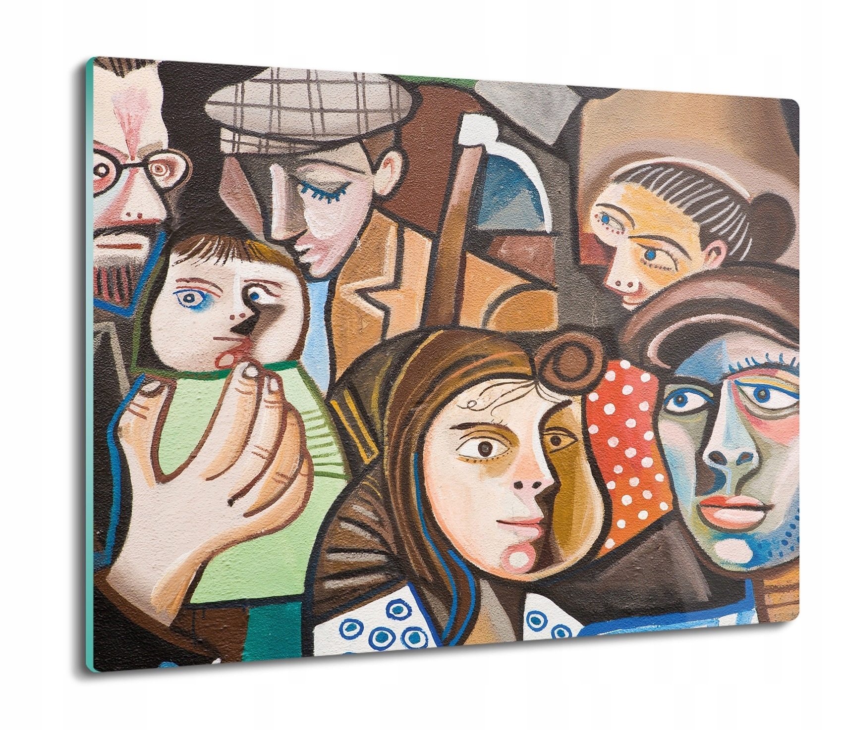 

Rodzina graffiti 60x52 deska do krojenia szklana