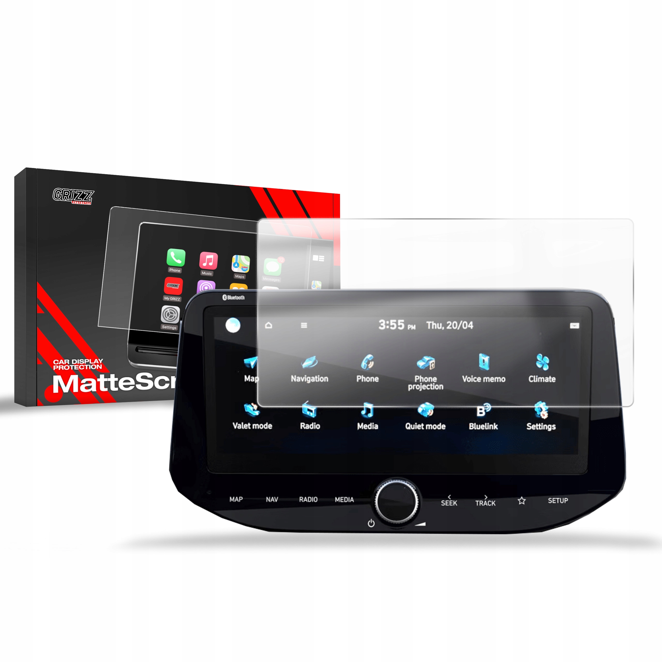 Folia Antyodciskowa do Hyundai i20 10,25" (2024-2025)