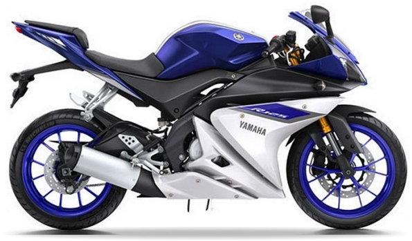 Samolepky Juula Na Motocykl Yamaha Yzf 125 R 2015-2016 Modré 13 DPBM13