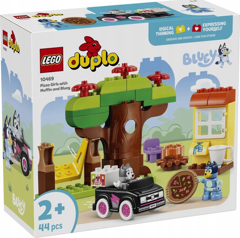 10469 Lego Duplo Pizzerky s Muffinkou a modrou barvou