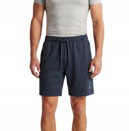 Kraťasy krátké Abercrombie & Fitch Hollister XXL teplákové šortky modré