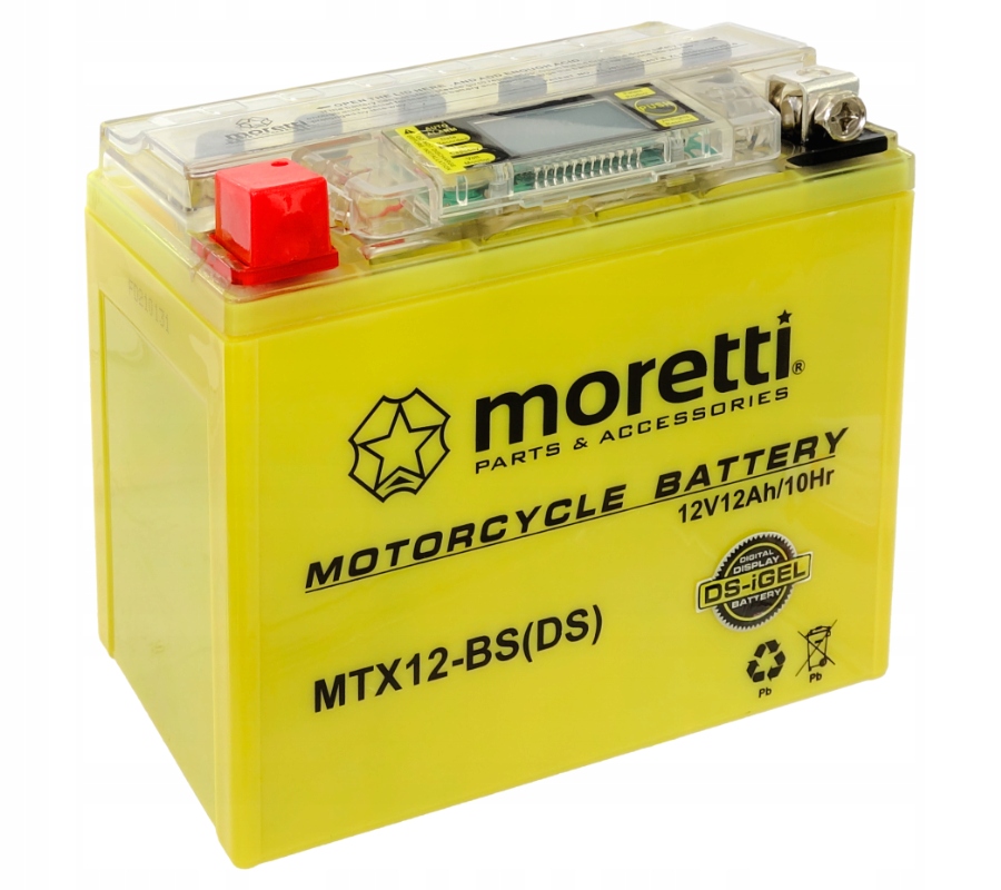 

Akumulator 12V 12Ah MTX12-BS I-gel Moretti