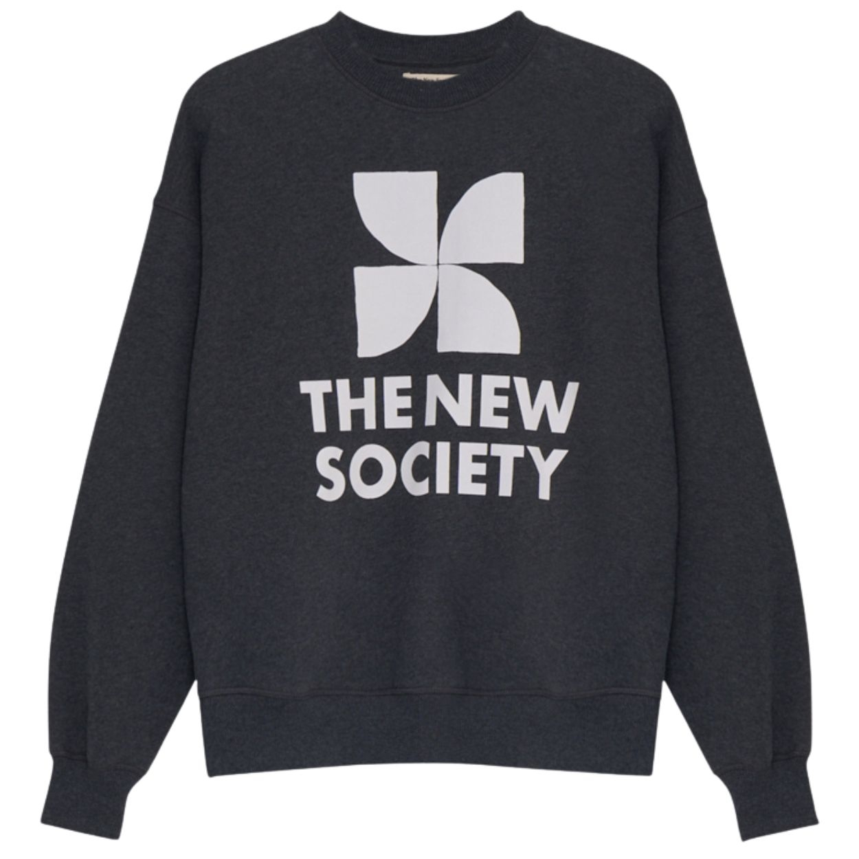 Dámská Mikina s logem Tns Galactic Grey Melange L Holubice šedá The New Societ
