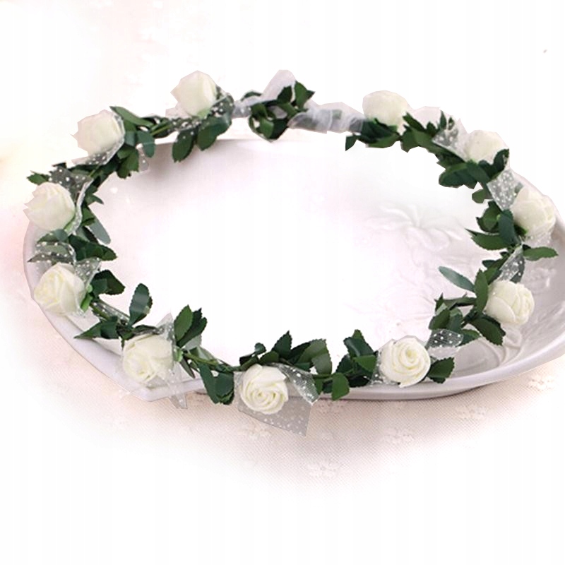 

Wianek Komunijny do komunii Na Ślub komunię Biały