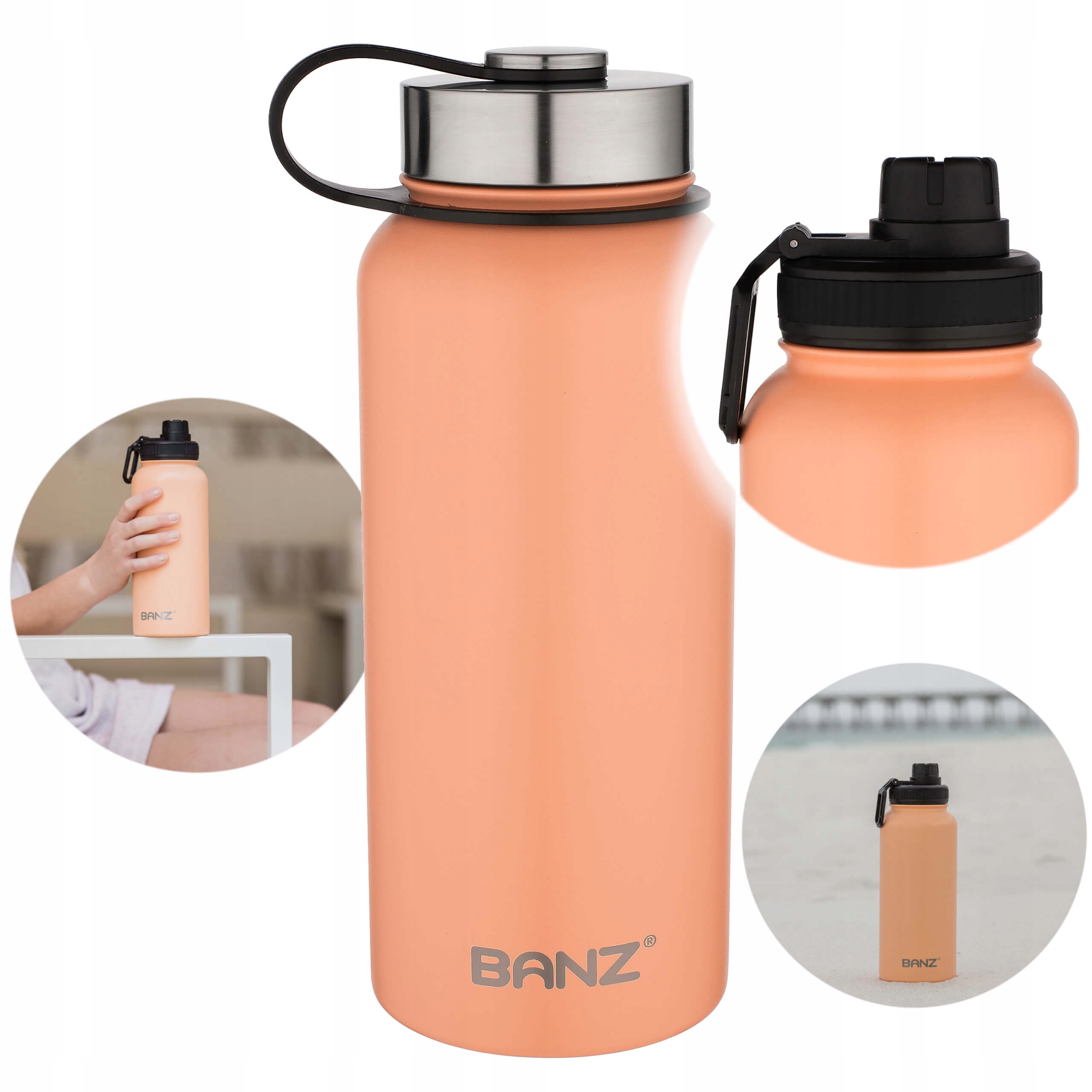 Sportovní termoska termohrnek lahev na pití 950 ml Banz