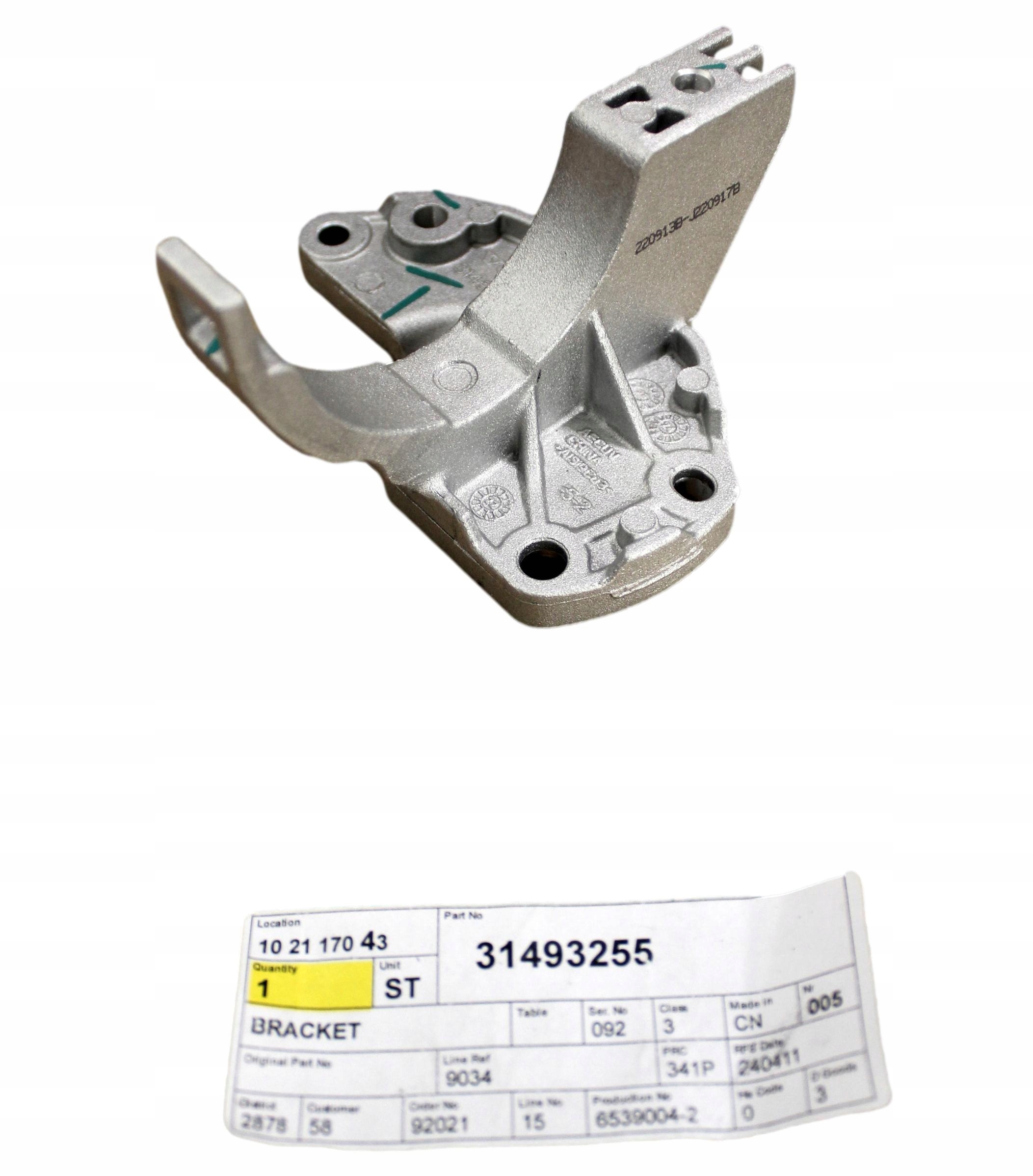 Volvo S90L XC60 XC90 II Hyb držák objímka vodního čerpadla Oe 31493255