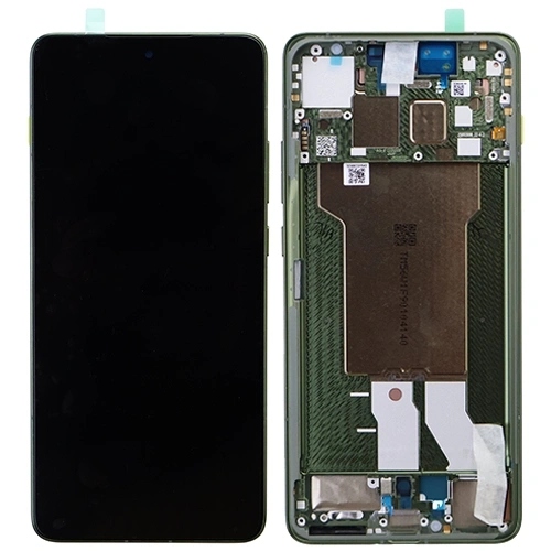 LCD Displej Rámeček Motorola Edge 70 XT2601 Originální Zelený